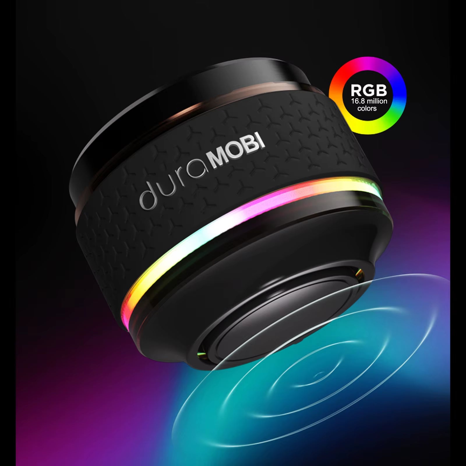 Duramobi Bone Conduction Speaker Mini Wireless BT 5.0 Speaker True Wireless Speakers EQ Mode Adjustable Colorful Ambient Light